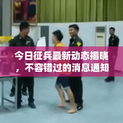 今日征兵最新動(dòng)態(tài)揭曉，不容錯(cuò)過(guò)的消息通知！