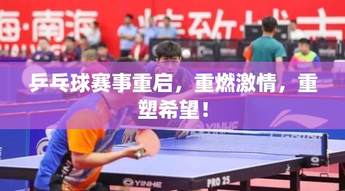 乒乓球賽事重啟，重燃激情，重塑希望！
